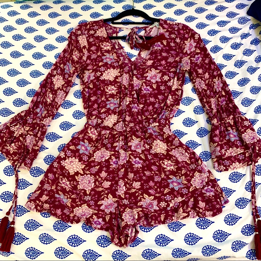FLORAL ROMPER